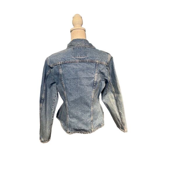 Vintage Faconnable Light Wash Western Denim Jacket - Picture 6 of 9